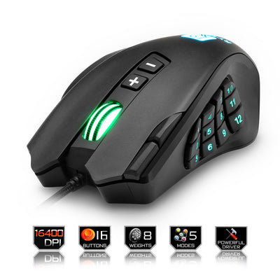 Laser Gaming Mouse Mechanical Hand Button Desktop Notebook Computer Gaming Wired