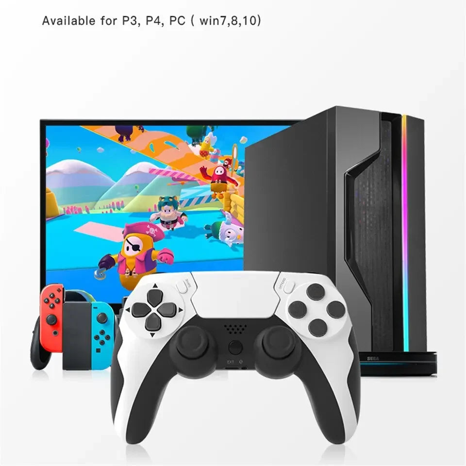 Wireless Gamepad Game Controller For PS4 PS3 Console Wins 7 8 10 Dual Vibration PC Joystick