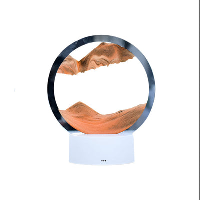 Evocative Sanscape Hourglass Lamp